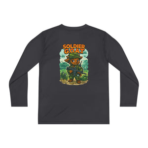 AJ The Soldier G.O.A.T - Youth Long Sleeve Competitor Tee