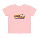 Toddler T-Shirt — "Snack Boss" Cute Character Shirt Toddler Short Sleeve Tee ("Little Boss, Big Appetite")