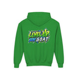 Youth Hoodie — "Locked In, Level Up" Gaming G.O.A.T Youth Heavy Blend Hooded Sweatshirt