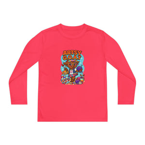 Amber The Artsy G.O.A.T - Youth Long Sleeve Competitor Tee