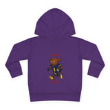 Devon The Touchdown Star In Action - Toddler Pullover Fleece Hoodie