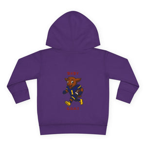Devon The Touchdown Star In Action - Toddler Pullover Fleece Hoodie