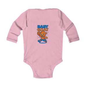 Jordan The G.O.A.T - Infant Long Sleeve Bodysuit