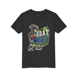 G.O.A.T. Energy Youth Basketball Tee — "Full Court, Full G.O.A.T."