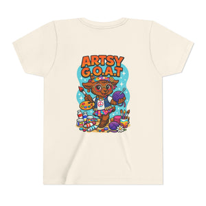 Amber The Artsy G.O.A.T - Youth Short Sleeve Tee