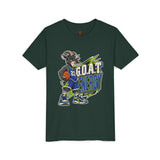 G.O.A.T. Energy Youth Basketball Tee — "Full Court, Full G.O.A.T."