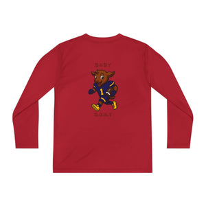 Devon The Touchdown Star In Action - Youth Long Sleeve Competitor Tee