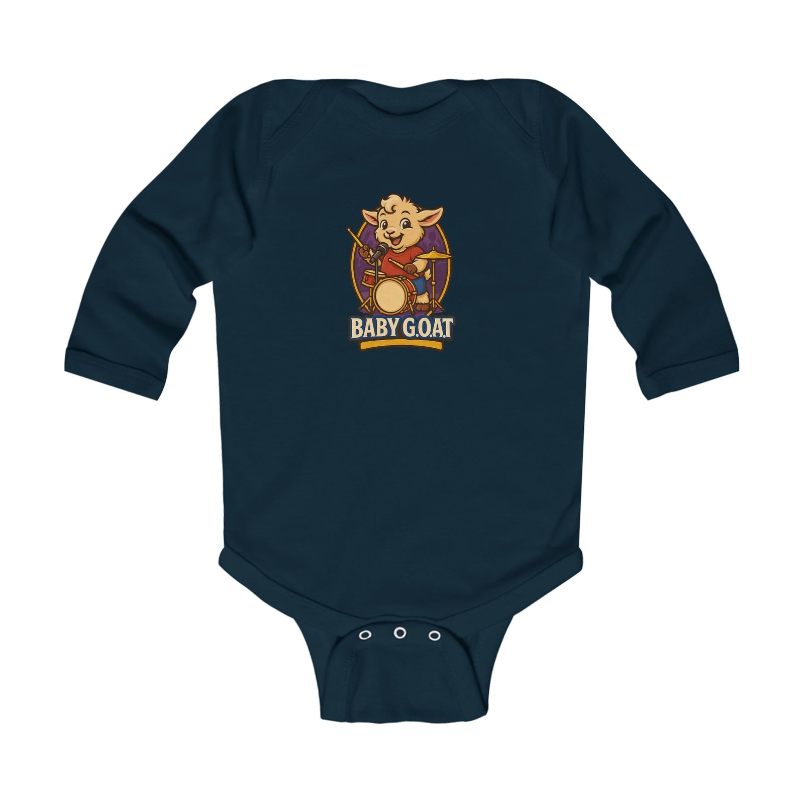 Will The Drummer - Infant Long Sleeve Bodysuit