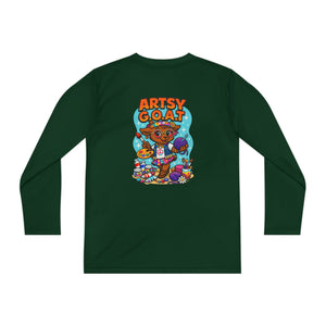 Amber The Artsy G.O.A.T - Youth Long Sleeve Competitor Tee
