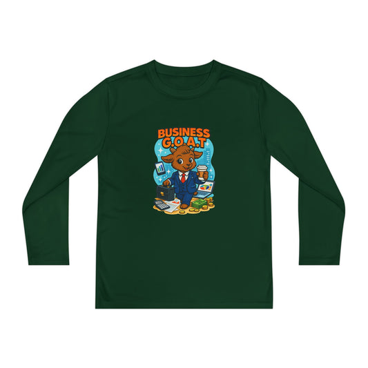 Tomas The Business G.O.A.T - Youth Long Sleeve Competitor Tee