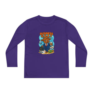 Tomas The Business G.O.A.T - Youth Long Sleeve Competitor Tee