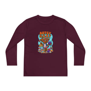 Amber The Artsy G.O.A.T - Youth Long Sleeve Competitor Tee