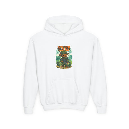AJ The Soldier G.O.A.T - Youth Heavy Blend Hooded Sweatshirt