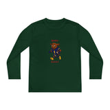 Devon The Touchdown Star In Action - Youth Long Sleeve Competitor Tee