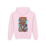 Youth Hoodie — "Artsy G.O.A.T" Colorful Kids Art Hoodie