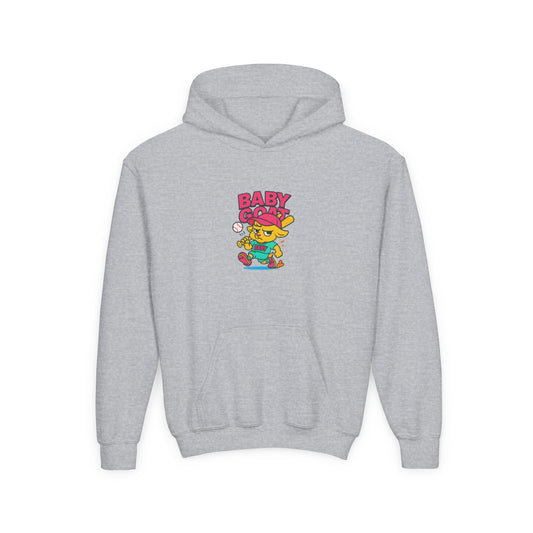 Erin The Slugger - Youth Heavy Blend Hooded Sweatshirt