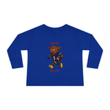 Devon The Touchdown Star In Action - Toddler Long Sleeve Tee