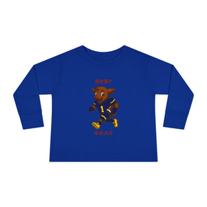 Devon The Touchdown Star In Action - Toddler Long Sleeve Tee