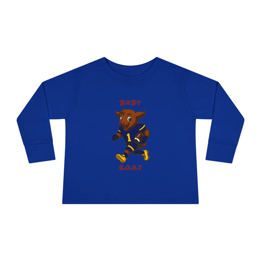 Devon The Touchdown Star In Action - Toddler Long Sleeve Tee