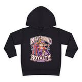 Toddler Hoodie — "Playground Royalty" Crown On, Game On Kids Pullover