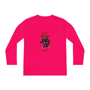 Devon The Touchdown Star In Action - Youth Long Sleeve Competitor Tee