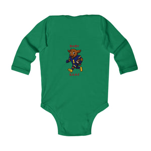 Devon The Touchdown Star In Action - Infant Long Sleeve Bodysuit