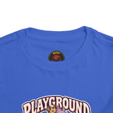 Playground Royalty Toddler Tee — "Crown On, Game On" Girls Graphic Shirt