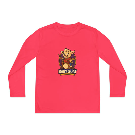 Will The Drummer - Youth Long Sleeve Competitor Tee