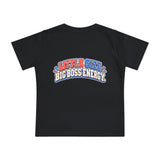 Baby T-Shirt — "Small But In Charge / Little Size Big Boss Energy" Cute Goat Graphic