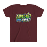 Youth "Locked In Level Up" Gaming T-Shirt — Stay G.O.A.T. Youth Short Sleeve Tee
