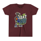 G.O.A.T. Energy Youth Basketball Tee — "Full Court, Full G.O.A.T."