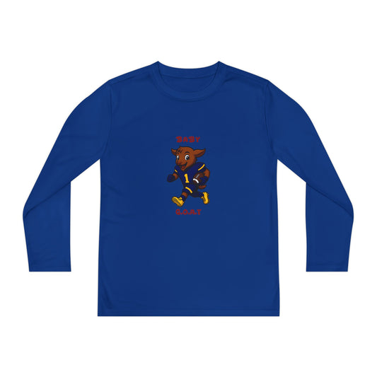Devon The Touchdown Star In Action - Youth Long Sleeve Competitor Tee