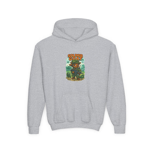 AJ The Soldier G.O.A.T - Youth Heavy Blend Hooded Sweatshirt