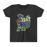 G.O.A.T. Energy Youth Basketball Tee — "Full Court, Full G.O.A.T."