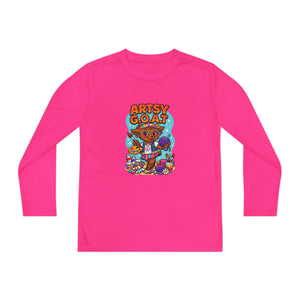 Amber The Artsy G.O.A.T - Youth Long Sleeve Competitor Tee