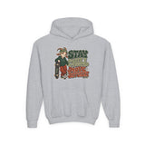 Youth Hoodie — "Stay Chill, Move Different" Skate G.O.A.T (Chill Mode G.O.A.T. Mindset) Youth Heavy Blend Hooded Sweatshirt