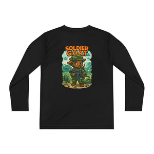 AJ The Soldier G.O.A.T - Youth Long Sleeve Competitor Tee
