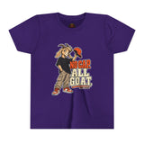 Youth T-Shirt — "No Cap All Goat" Youth Short Sleeve T-Shirt