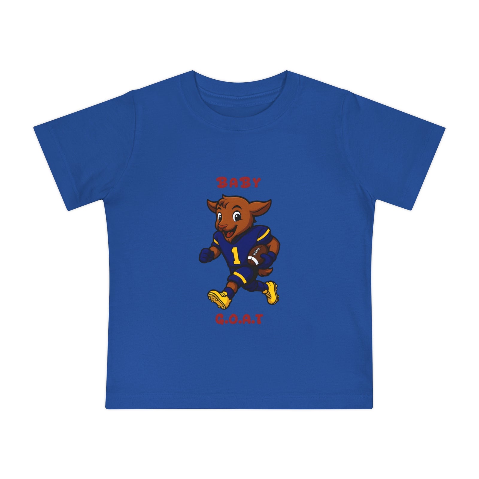 Devon The Touchdown Star In Action - Baby Short Sleeve T-Shirt