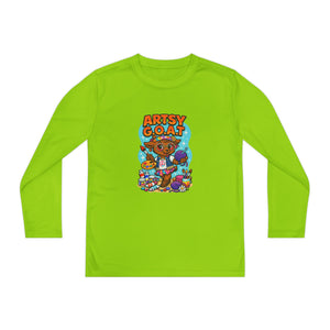 Amber The Artsy G.O.A.T - Youth Long Sleeve Competitor Tee