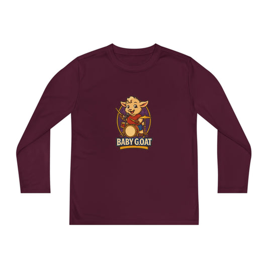 Will The Drummer - Youth Long Sleeve Competitor Tee
