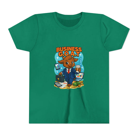Tomas The Business G.O.A.T - Youth Short Sleeve Tee