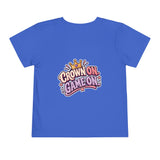 Playground Royalty Toddler Tee — "Crown On, Game On" Girls Graphic Shirt