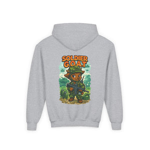 AJ The Soldier G.O.A.T - Youth Heavy Blend Hooded Sweatshirt