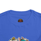 Toddler Tee — "Tiny Hooves Big Moves" The Dancing G.O.A.T Graphic
