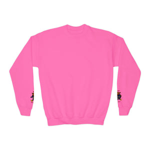 Devon The Touchdown Star In Action - Youth Crewneck Sweatshirt