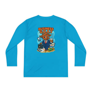 Tomas The Business G.O.A.T - Youth Long Sleeve Competitor Tee