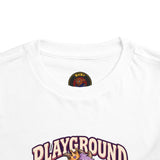 Playground Royalty Toddler Tee — "Crown On, Game On" Girls Graphic Shirt