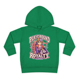Toddler Hoodie — "Playground Royalty" Crown On, Game On Kids Pullover