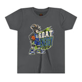 G.O.A.T. Energy Youth Basketball Tee — "Full Court, Full G.O.A.T."
